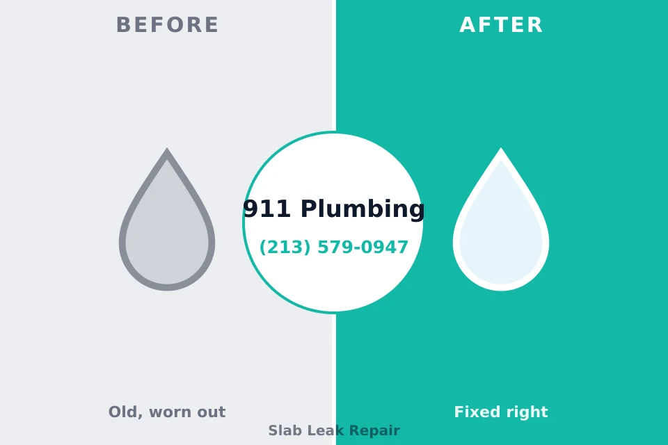 Before and after: plumbing repair Smith Center, KS